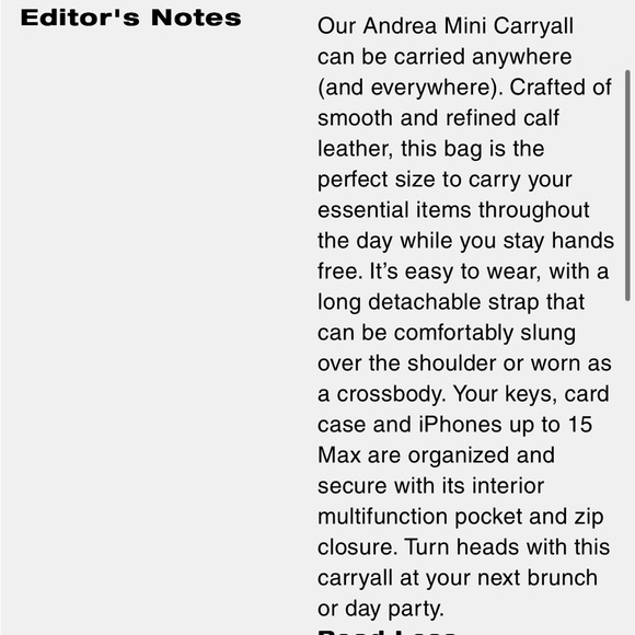 Coach Andrea Mini Carryall - Picture 9 of 9